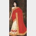 Cute’s Silk Georgette party Sharee with all over Rhine stone and golden metallic embroidery